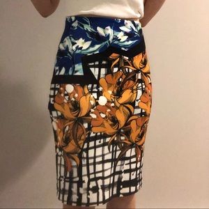 Clover Canyon Fitted Patterned Skirt